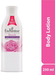 Enchanteur by Wipro Romantic Perfumed Body Lotion with Aloe Vera & Olive Butter