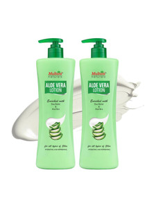 Multani Naturals AloeVera & Shea Butter Body Lotion (Pack of 2) | Prevent Dryness -