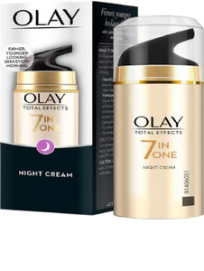 OLAY TOTAL EFFECTS NIGHT CREAM FIRMER YOUNGER LOOKING SKIN EVERY MORNING EACH PACK OF 1