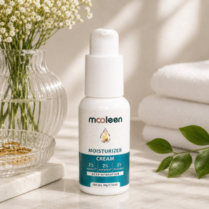 mooleen Moisturizer with Aquaxyl, Oil Free & Non-Sticky | Deep Hydration, UV Protection