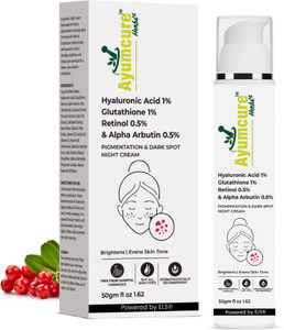 Ayumcure Pigmentation & Dark Spot Night Cream | Brightening & Skin Repair | Men & Women