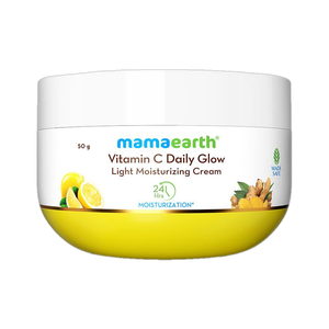 Mamaearth Vitamin C Daily Glow Light Moisturizing Cream with Vitamin-C and Turmeric