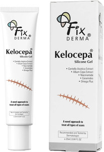 Fixderma Kelocepa Silicone Gel for Scars & Acne Scars with Advanced Scar Healing Formula
