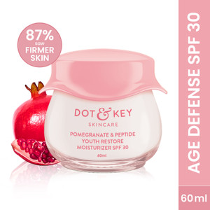 डॉट & की Pomegranate + Multi-Peptide Anti Ageing Moisturizer SPF 30 | Reduces Wrinkles