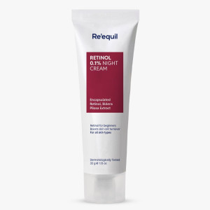 Re'equil 0.1% Retinol Night Cream for Wrinkles & Skin Tightening