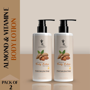 LA'BANGERRY Almond & Vitamin E Body Lotion for Smooth Hydration