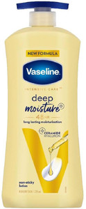 Vaseline Deep Moisture Body Lotion with Ceramide Hyaluron|10X More|For Dry Skin