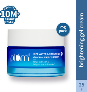 Plum 2% Niacinamide & Rice Water Gel Cream Moisturizer (25 g)