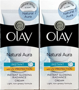 OLAY Natural Aura Instant glowing Radiance Cream (40×2)
