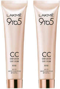 Lakmé CC CREAM BEIGE 30 GM X 2