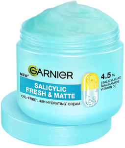 GARNIER Fresh & Matte Salicylic Acid Moisturizer For Hydrated & Oil-Free Skin
