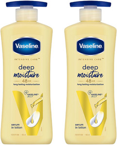 Vaseline Intensive Care Deep Moisture Body Lotion 400 ml pack of 2 (800 ml) - Image 1