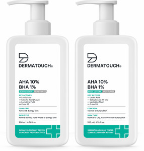 Dermatouch AHA 10% BHA 1% Body Lotion for Men & Women