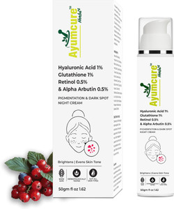 Ayumcure Pigmentation & Dark Spot Night Cream | Brightening & Skin Repair | Men & Women