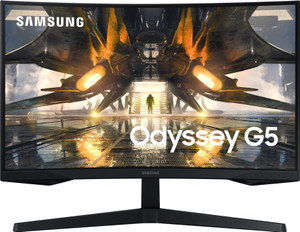 Samsung Odyssey G5 cm (27 inch) Curved Quad HD VA Panel with