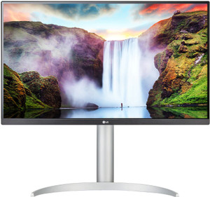 LG Ultra Fine Monitor 68.58 cm (27 inch) 4K Ultra HD LED Backlit IPS Panel with VESA DisplayHDR 400, Ergonomic Stand, 3-side virtually borderless design Monitor (27UP650K-WA.ATRFCSN)
