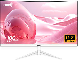Frontech Ultima Series DUAL PORTS HDMI & VGA 60.96 cm (24 inch) Full HD LED Backlit VA Panel Monitor (MON-0080)