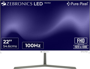 ZEBRONICS 55.88 cm (22 inch) Full HD IPS Panel Gaming Monitor (A122FHD ...