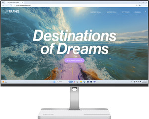 Lenovo L Series 60.96 cm (24 inch) Full HD IPS Panel with 3Wx2 Speakers, 99%sRGB, 1x USB-C (PD 3.0 75W), 1x HDMI 1.4, 1x USB-C (5Gbps, DP 1.2), Tilt, Swivel, Pivot, Height Adjust, Ultraslim Monitor (L24D-4C)