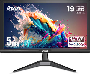 Foxin CRYSTAL 48.26 cm (19 inch) HD TN Panel Monitor (Flat LED Monitor 19 Inch)