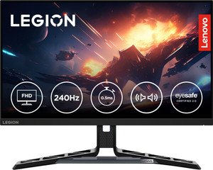 Lenovo 158.06 cm (62 cm) Full HD VA Panel 99% sRGB, 90% DCI-P3, 2x3W Inbuilt Speakers, 2xHDMI 2.1, 1xDP, Tilt/Swivel/Pivot/Height Adjustable Stand Gaming Monitor (Legion R25f-30)
