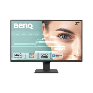 BenQ GW2790Q 68.58 cm (27 inch) Quad HD LED Backlit IPS Panel with 99% sRGB, 1500:1 CR, Eye-careU, Dual HDMI, Display Port, Bezel-Less, VESA MediaSync, B.I., Low Blue Light+, Inbuilt Speakers, VESA Wall mountable Monitor (GW2790Q)