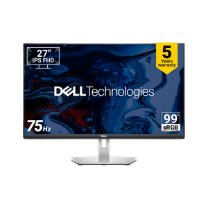 DELL S Series 68.58 cm (27 inch) Full HD LED Backlit IPS Panel with 5-Years warranty, 99% sRGB, Low Blue Light technology,HDMI x2, Tilt adjustment, Contrast Ratio 1000:1, 300 nits Brightness, Display Manager, 3-sided Bezel-less Monitor (S2721HNM / S2721HN)
