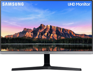 SAMSUNG 28 inch 4K Ultra HD LED Backlit IPS Panel PIP/PIB Multi-Tasking, HDR Support, Eye Comfort, Bezel Less Monitor (LU28R550UQWXXL)