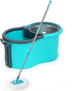 Flipkart SmartBuy 360 CLEANING MOP SET FLOOR CLEANING COMES WITH 1 MICROFIBER REFILL AND MOP STICK Mop Set