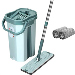 UPC Microfiber Bucket 360? Flexible Head|Floor Cleaning Pocha Flat Mop