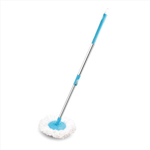 klyntec 360 Degree Rotating Spin Mop Handle with Microfiber Refill Mop Head and Rod