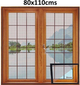 Lifekrafts 120 GSM Fiberglass Pre-Stitched Window Fibre Washable Adults Mosquito Net