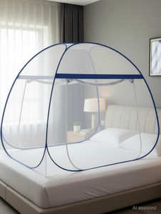 Yunik Dark Blue Heavy Carry Bag Mosquito Net for Adults - Image 6