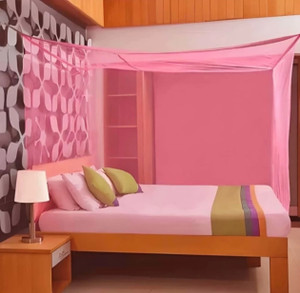 प्रिविन Mono simple mosari size 6*7 pink पॉलिएस्टर के लिए बनाया गया मॉस्कीटो नेट