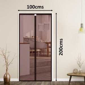 लाइफक्राफ्ट्स Auto-Closing Magnetic Door पॉलिएस्टर के लिए बनाया गया मॉस्कीटो नेट