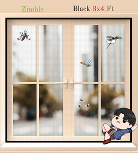 ZIMBLE Cotton Adults Washable Mesh Screen 120 GSM Insect Net 3X4 FT Window Mosquito Mesh Stitched Net Screen Mosquito Net