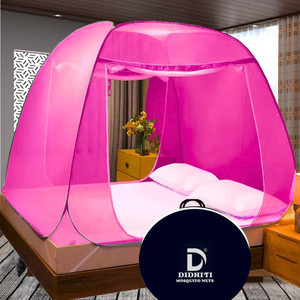 दिधिति PINK- machhardani 5 6 steel pipe t connector for mosquito net stand macha पॉलिएस्टर के लिए बनाया गया मॉस्कीटो नेट