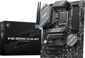 MSI B760 GAMING PLUS WIFI I ATX I Socket LGA 1700 I DDR5 Gaming LGA 1700Socket ATX Intel B760 Chipset DDR5 Motherboard for Desktop