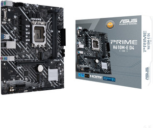 ASUS PRIME H610M-E D4-CSM LGA 1700Socket Micro-ATX Intel H610 Chipset DDR4 Motherboard for Desktop