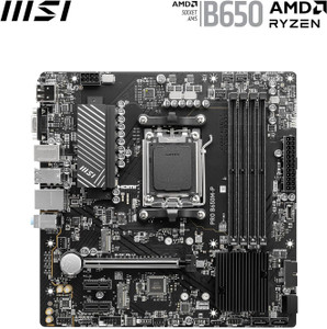 MSI PRO B650M-P Micro-ATX - Supports AMD Ryzen 7000, AM5 - DDR5 AM5Socket Micro-ATX AMD B650 Chipset DDR5 Motherboard for Desktop