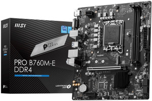 MSI PRO B760M-E LGA 1700Socket Micro-ATX Intel B760 Chipset DDR4 Motherboard for Desktop