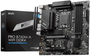 MSI PRO B760M-A WiFi DDR4 LGA 1700Socket Micro-ATX Intel B760 Chipset DDR4 Motherboard for Desktop