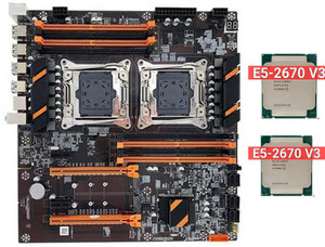 mytechvision X99 DUAL WITH 2X E5 2670 V3 LGA 2011Socket ATX Intel