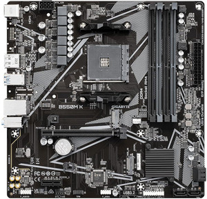 GIGABYTE B550M K AM4/ AMD/ B550/ Micro-ATX/Dual AM4Socket