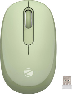 ZEBRONICS Groot Wireless Ambidextrous Optical Mouse Wireless Mouse, 1600DPI, Silent Ergonomic with 2 Years Warranty  with Bluetooth
