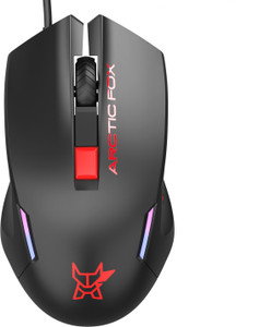 Arctic Fox Breathing Lights and DPI Upto 3600 Wired Ambidextrous Optical  Gaming Mouse
