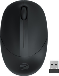 ZEBRONICS Panther Wireless Ambidextrous Optical Mouse Wireless Mouse, 1600DPI, Silent Ergonomic, Power Saving Precision