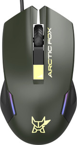 Arctic Fox Breathing Lights and DPI Upto 3600 Wired Ambidextrous Optical  Gaming Mouse