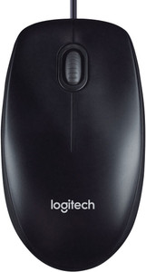 Logitech M90 / 1000 DPI Optical Tracking, Ambidextrous Wired Optical Mouse