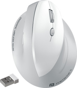 Portronics Toad Ergo 4 Ergonomic Optical Mouse Upto 4000 DPI,Rechargeable Battery